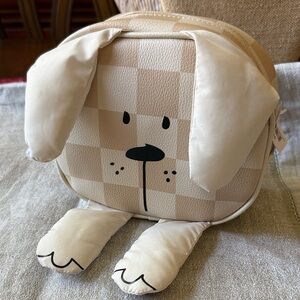 BNWT Bath & Body works cute puppy dog bag cosmetic bag backpack